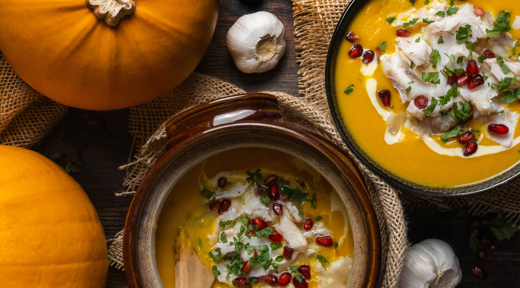 Smoked Haddock &amp; Pumpkin Soup | Halloween Easy Recipe | Alfred Enderby