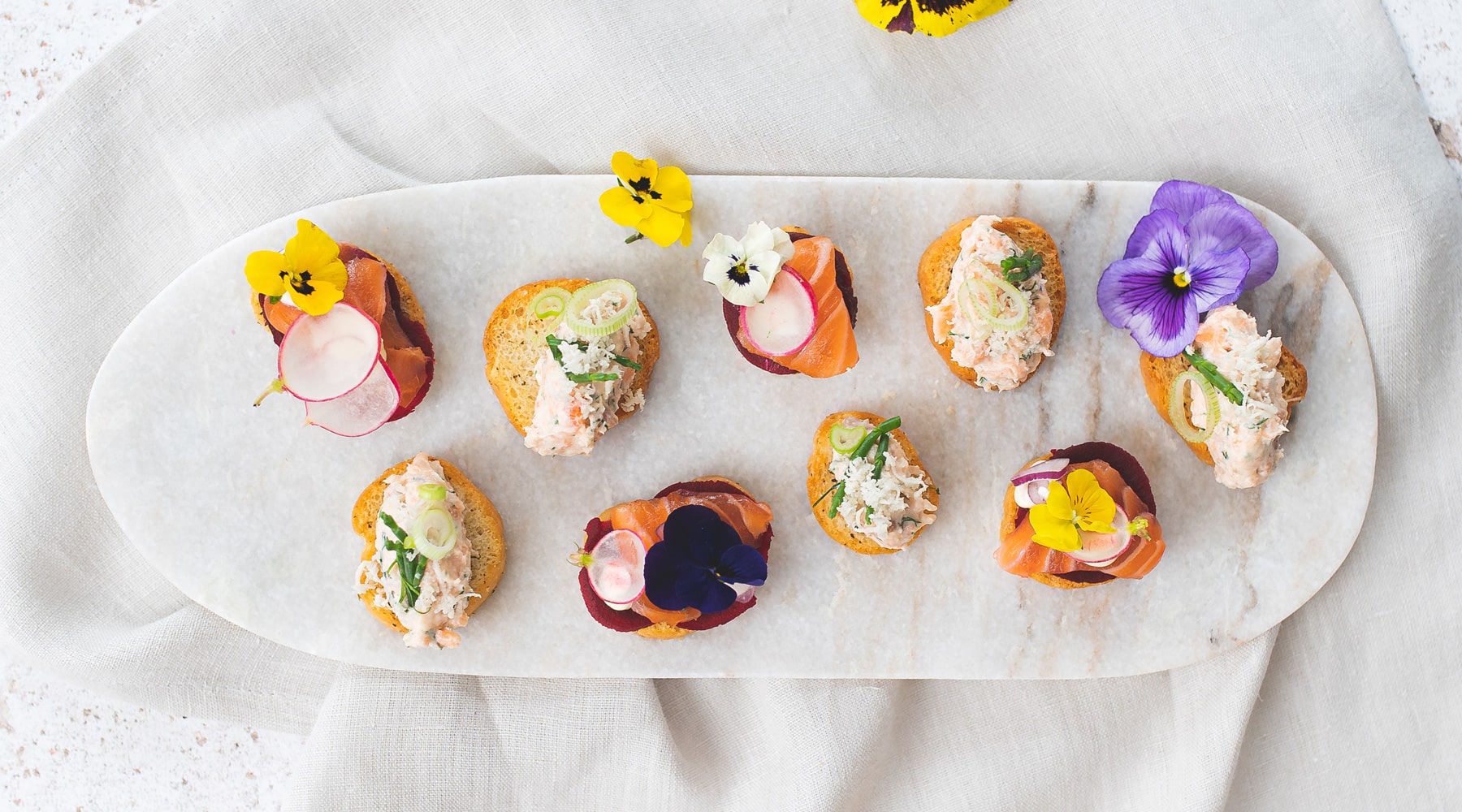 Smoked Salmon Canapés | Traditionally Smoked Salmon Alfred Enderby