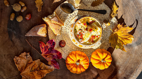 Smoked haddock & sweet potato chowder