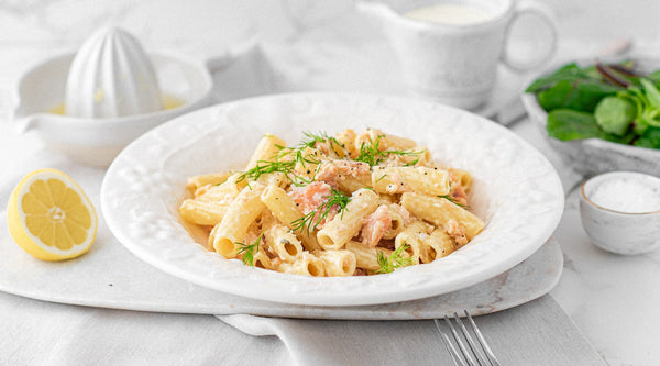 Smoked Salmon Rigatoni Pasta